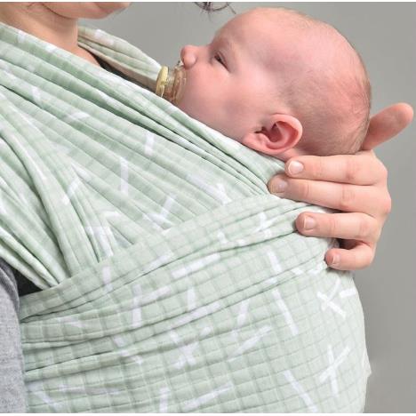 Lodger Chusta do noszenia dziecka Cocooner Sprinkle Print Leaf - obrazek 3