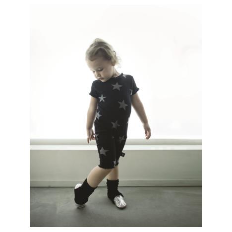 NUNUNU BABY Romper krótkie nogawki melanż w gwiazdki 12-18m - obrazek 2