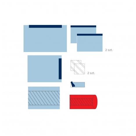 MinikOiOi Talerzyk silikonowy Puzzle ŻÓŁTY/SZARY - obrazek 4