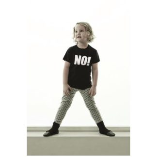 NUNUNU BABY Legginsy białe w gwiazdki