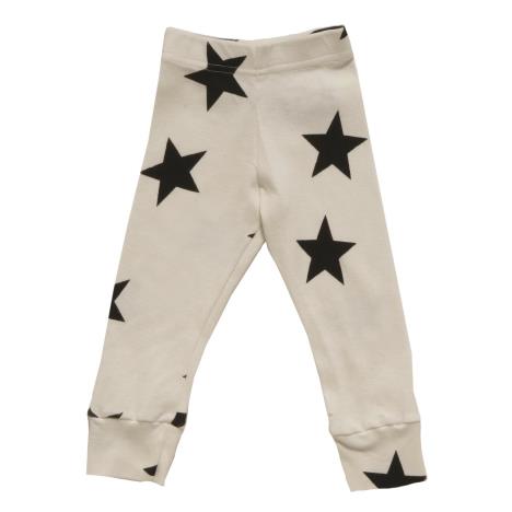NUNUNU BABY Legginsy białe w gwiazdki - obrazek 6